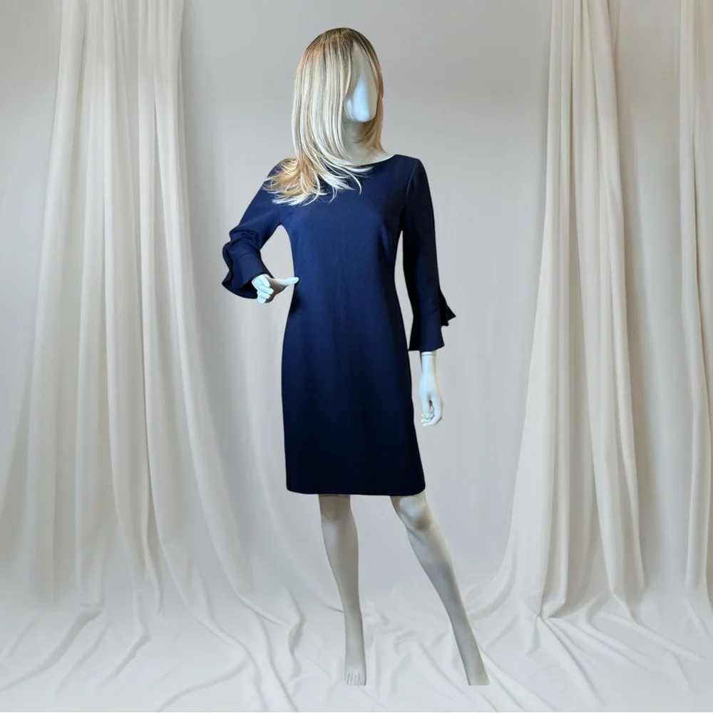 Karl Lagerfeld Sheath Dress with Bell Sleeves - Picture 3 of 9